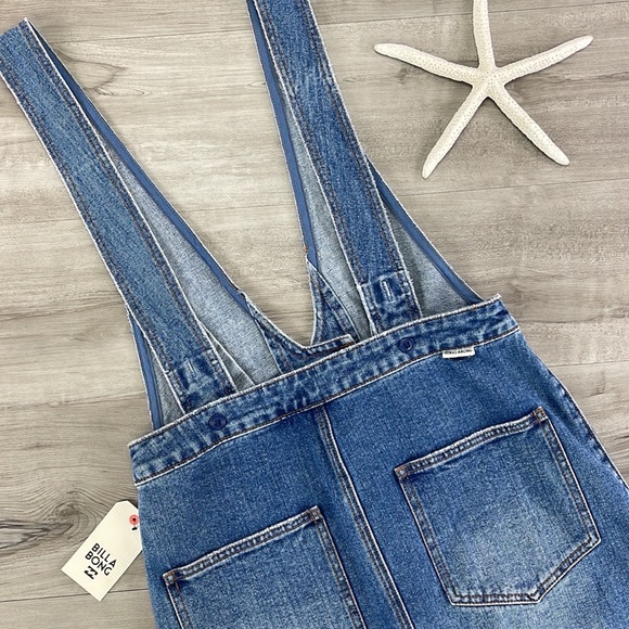 🔆BILLABONG🔆 WARMING UP INDIGO JEAN DRESS - Picture 14 of 17